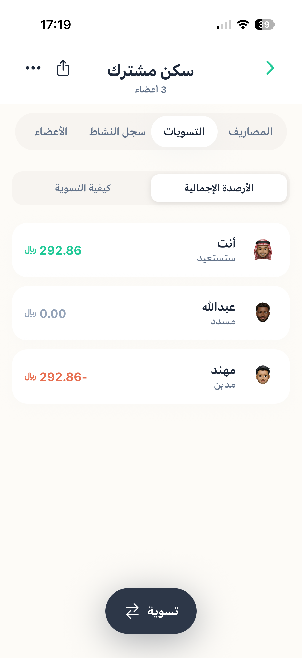 الأرصدة
